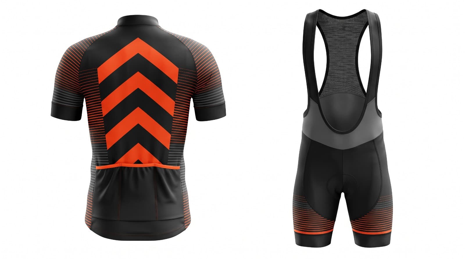 Cycling apparel product reference in a studio setting.